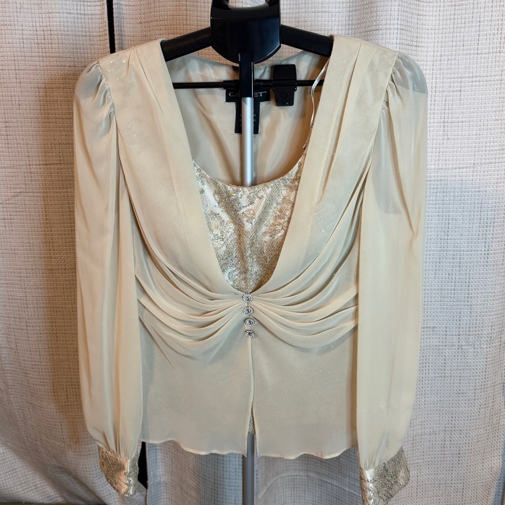 Cachet Cream Blouse